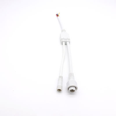 ضوء LED في الهواء الطلق PVC عازل للماء Y وصلة IP68 2 ربط الكابلات الأساسية