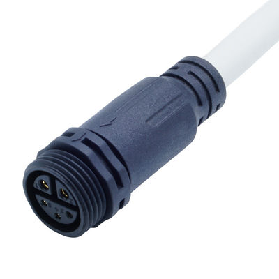 ذكر لوحة الخلفية الصعود المقبس M20 2-4 دبوس نوع المسمار مضاد للماء LED IP67 الموصولات