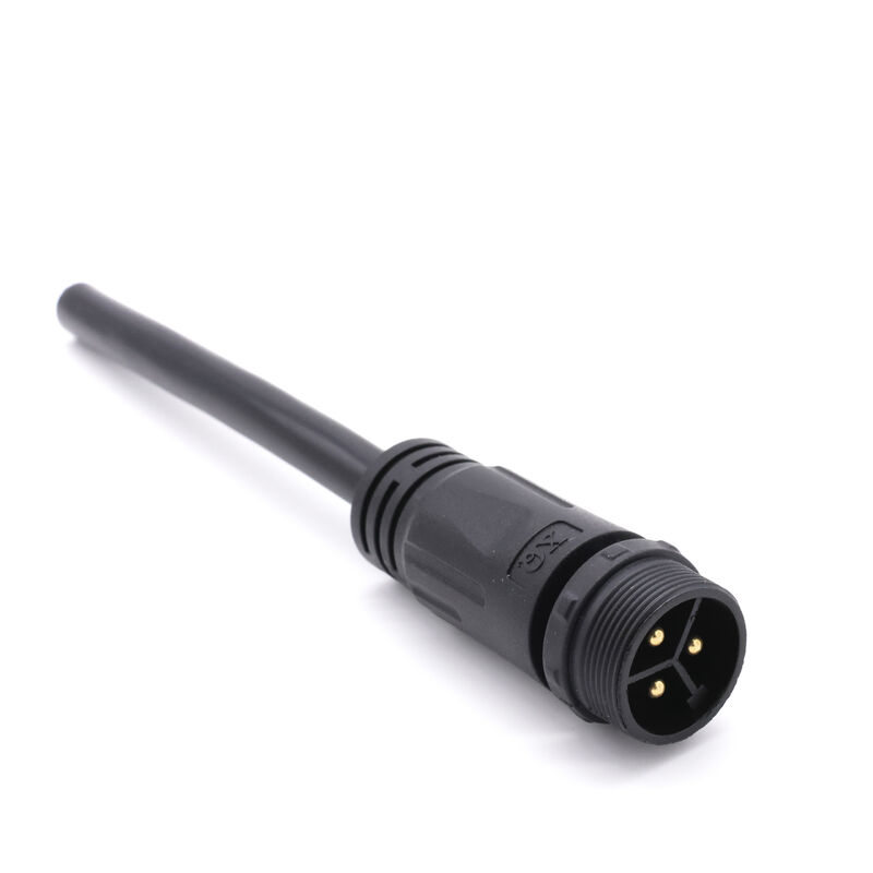 الصين المصنع PVC نايلون IP68 الموصلات المقاومة للماء M20 3+3 3+2 النواة الضوء الأخضر